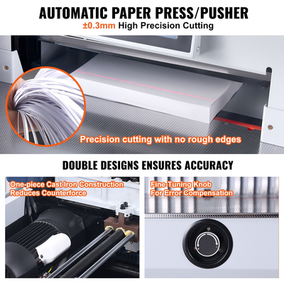 VEVOR Ηλεκτρικός κόφτης χαρτιού 19&quot; Πλάτος κοπής 3,14&quot; Πάχος 7&quot; οθόνη αφής