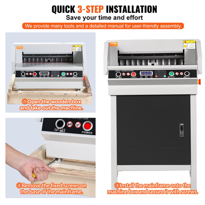 Μηχάνημα κοπής χαρτιού 18&quot; 450 mm Ηλεκτρικό βαρέως τύπου γραφείου