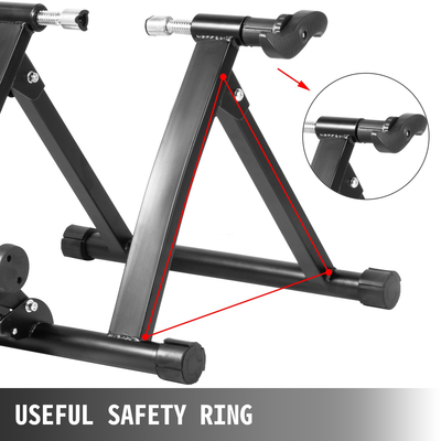 VEVOR Bike Magnetic Turbo Trainer Home Trainer Bike Trainer Stand με αναδιπλούμενο τροχό μείωσης θορύβου Ρυθμιζόμενος ρυθμιζόμενος εσωτερικός χώρος Mountain &amp; Road Bicycles Fixed Gear Trainer 26&quot; - 28&quot;, 700C Τροχοί