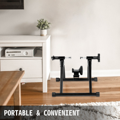 VEVOR Bike Magnetic Turbo Trainer Home Trainer Bike Trainer Stand με αναδιπλούμενο τροχό μείωσης θορύβου Ρυθμιζόμενος ρυθμιζόμενος εσωτερικός χώρος Mountain &amp; Road Bicycles Fixed Gear Trainer 26&quot; - 28&quot;, 700C Τροχοί