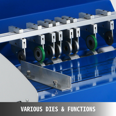 VEVOR 18&quot; 460mm Ηλεκτρικό τσαλάκωμα 3 σε 1 Paper Creaser Διάτρητο χάραγμα Hevay Duty Metal Electric Creaser for Paper Card Book Scoring Πτυσσόμενο