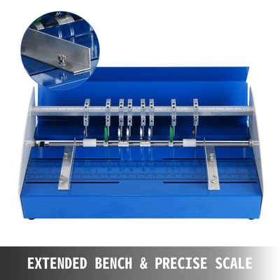 VEVOR 18&quot; 460mm Ηλεκτρικό τσαλάκωμα 3 σε 1 Paper Creaser Διάτρητο χάραγμα Hevay Duty Metal Electric Creaser for Paper Card Book Scoring Πτυσσόμενο