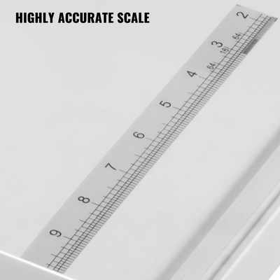 VEVOR 48cm Χειροκίνητο τσαλάκωμα Μηχανή χαρτιού 19 ιντσών Μηχανή τσάκισης καρτών χαρτιού Μηχάνημα κοπής χαρτιού με μαγνητικό στοπ A3