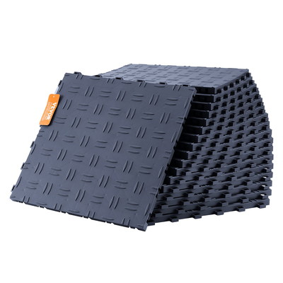 VEVOR Πλακάκια γκαράζ Interlocking, 12 x 12 x 0,53 ιντσών 25 Pack Πλακάκια δαπέδου γκαράζ, αντιολισθητικά πλακάκια δαπέδου γκαράζ διπλής όψης, για γκαράζ, υπόγεια, επισκευαστήρια, γκρι γραφίτη