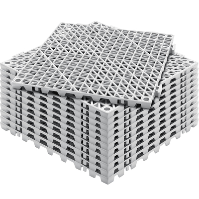 Αντιολισθητικά πλακάκια δαπέδου VEVOR Interlocking Drainage 12&quot; x 12&quot; Πλακάκια δαπέδου από PVC 12 Συσκευασία