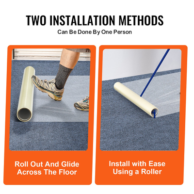 Αυτοκόλλητο προστατευτικό χαλιού αυτοκινήτου VEVOR 24&quot; x 200&quot; PE