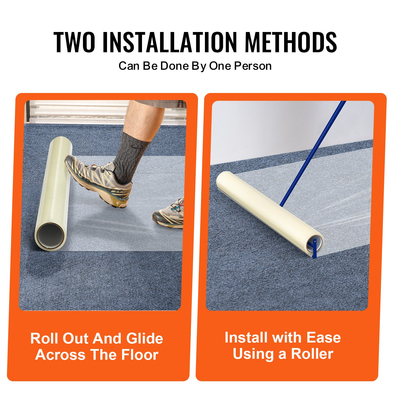 VEVOR Προστατευτική μεμβράνη χαλιού 36&quot; x 200&quot; Αυτοκόλλητο προστατευτικό χαλιού αυτοκινήτου PE