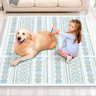 VEVOR Kids Foam Puzzle Floor Playmat 0,5 σε 6 τμχ Απαλά πλακάκια EVA που συμπλέκονται