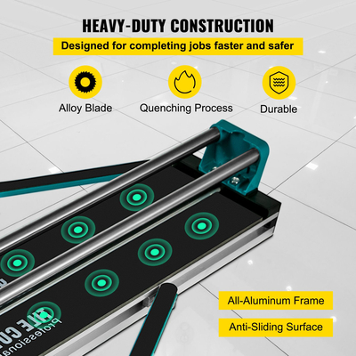 VEVOR 1200MM Tile Cutter, High Precision Manual Ceramic Floor Tiles Tile Cutter, 48 Inch Machine Cutting for Precision Cutting