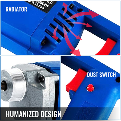 800w Ηλεκτρικός δονητής σκυροδέματος 1,5m σωλήνας 35mm Συμπαγής ελαφρύς ισχυρός