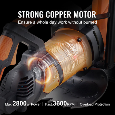 Ηλεκτρικό πριόνι σκυροδέματος VEVOR 16&#039;&#039; υγρό/στεγνό πριόνι με αντλία νερού και λεπίδα