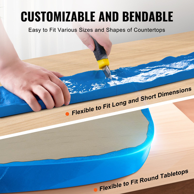 Σφραγίδες από σκυρόδεμα VEVOR 91 x 3 σε ορθογώνιο πέτρινο χαλάκι πολυουρεθάνης