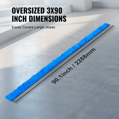 Σφραγίδες από σκυρόδεμα VEVOR 91 x 3 σε ορθογώνιο πέτρινο χαλάκι πολυουρεθάνης