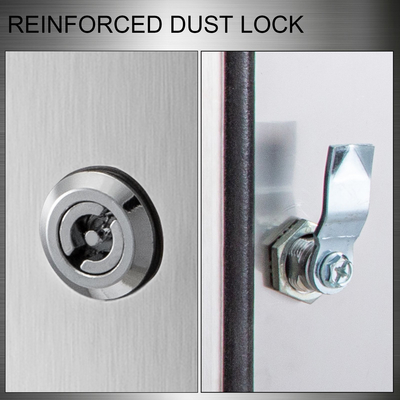 VEVOR NEMA περίβλημα από ανοξείδωτο ατσάλι, Ηλεκτρικό κουτί από χάλυβα NEMA 4X 12 x 12 x 8&#039;&#039;, αδιάβροχο και ανθεκτικό στη σκόνη IP66, Ηλεκτρικό κουτί σύνδεσης εξωτερικού/εσωτερικού χώρου, με πλάκα τοποθέτησης