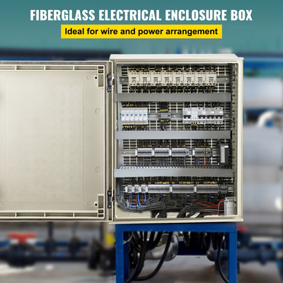 Ηλεκτρικό κιβώτιο περιβλημάτων φίμπεργκλας 19.7 x 15.7 Χ7.9&quot; Βάση τοίχου