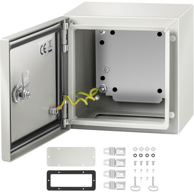 VEVOR NEMA Steel περίβλημα, 8 x 8 x 6 \&#039;\&#039; NEMA 4X Steel Electrical Box, IP66 Waterproof &amp; Dustproof, Outdoor / Indoor Electrical Junction Box