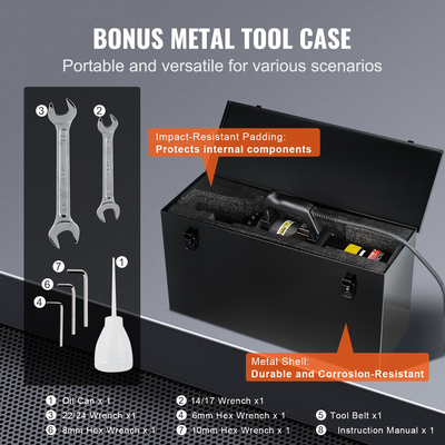 VEVOR 2000W Electric Hydraulic Rebar Cutter Κοπή έως 1,1 ίντσας 5-28mm