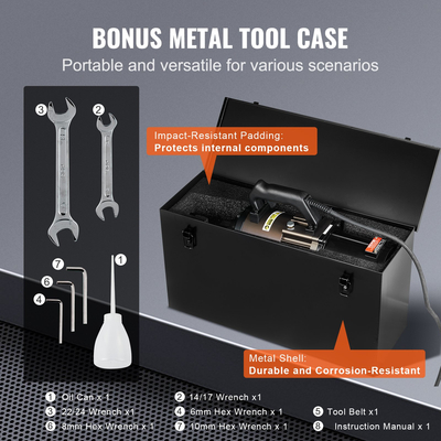 VEVOR 2300W Electric Hydraulic Rebar Cutter Κοπή έως 1,26 ίντσες 5-32mm