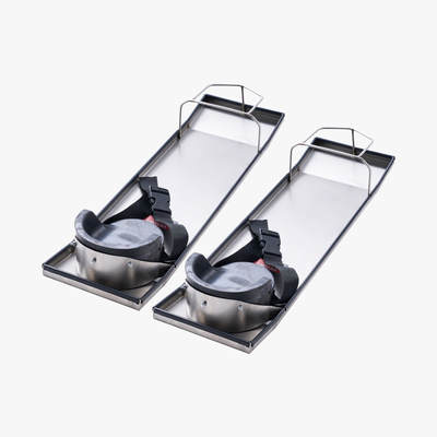 VEVOR Concrete Knee Boards Slider Knee Boards 28” x 8” Kneeer Board Γόνατα από ανοξείδωτο χάλυβα Sliders από σκυρόδεμα Κινούμενα συρόμενα ζευγάρια με τσιμεντένια επιγονατάκια &amp; ιμάντες σανίδας για φινίρισμα από σκυρόδεμα