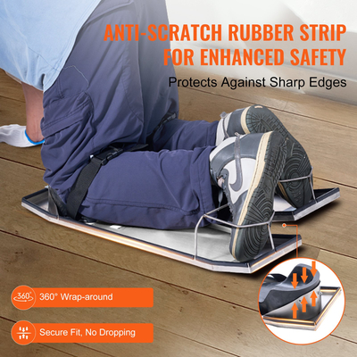 VEVOR Concrete Knee Boards Inox, 30&#039;&#039; x 8&#039;&#039; Concrete Sliders, Knee Boards for Concrete, Concrete Knee Pads Moving Sliders, με Επιγονατίδες &amp; Ιμάντες σανίδας για Τσιμέντο και Φινίρισμα από Μπετόν