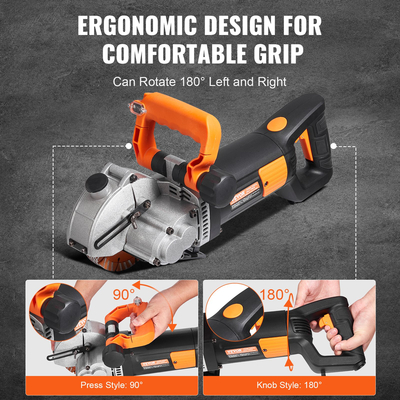 42mm Ηλεκτρικό Wall Chaser Groove Cutting Machine Κουλοχέρη τοίχου 4800W