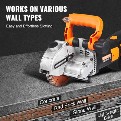 42mm Ηλεκτρικό Wall Chaser Groove Cutting Machine Κουλοχέρη τοίχου 4800W