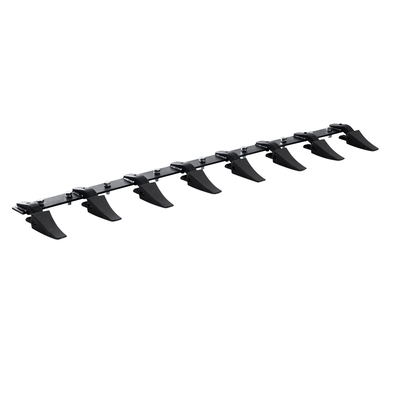VEVOR Bucket Tooth Bar, 66&#039;&#039;, Heavy Duty Tractor Bucket 8 Teeth Bar for Loader Tractor Skidsteer, 4560 lbs Load-Bearing Capacity Bolt On Design, για αποτελεσματική εκσκαφή εδάφους και προστασία του κάδου