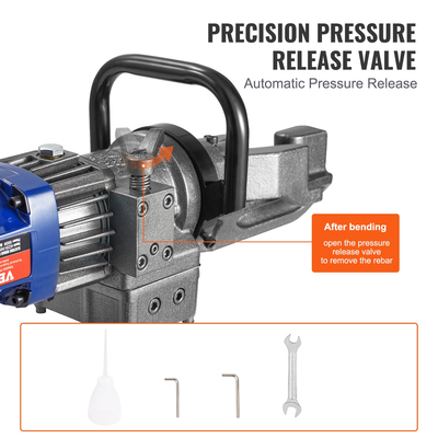 Ηλεκτρική υδραυλική ράβδος οπλισμού VEVOR 1000W έως 5/8 ίντσες #5 (6-16 mm)