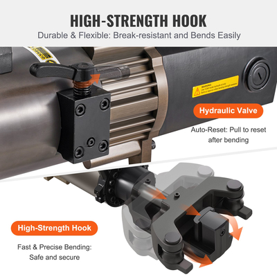 Ηλεκτρική υδραυλική ράβδος οπλισμού VEVOR 2000W έως 1,26 ίντσες (20-32 mm)