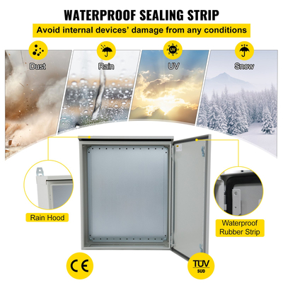 VEVOR Electrical Steel Περίβλημα Κουτί NEMA 4 Εξωτερικό περίβλημα 24 x 24 x 8&#039;&#039; UL