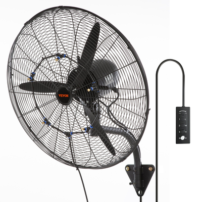 VEVOR 24&quot; ταλαντευόμενος ανεμιστήρας τοίχου Mist Metal 3 Ταχύτητες 115W