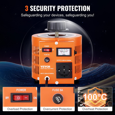 Μεταβλητός μετασχηματιστής τάσης 3.30-300Ρυθμιστής τάσης εναλλασσόμενου ρεύματος μετασχηματιστής τάσης