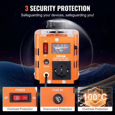 Μεταβλητός ρυθμιστής τάσης μετασχηματιστή 1.7Μεταβλητός ρυθμιστής τάσης εναλλασσόμενου ρεύματος