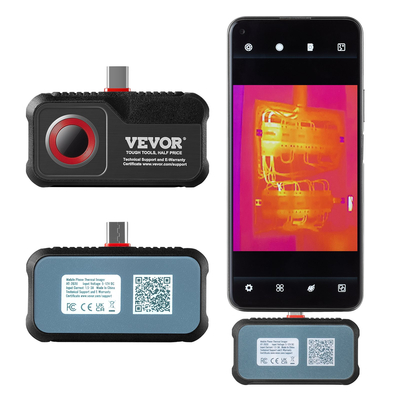 Κάμερα θερμικής απεικόνισης VEVOR για Android 256x192 Ανάλυση IR 25Hz Ρυθμός ανανέωσης