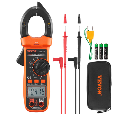VEVOR Ψηφιακός μετρητής σφιγκτήρα Πολύμετρο True RMS AC DC Volt Amp NCV Measurement