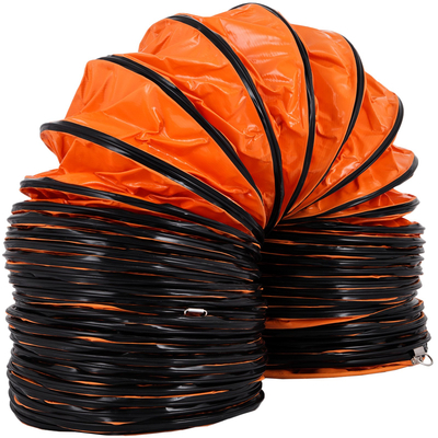 Εύκαμπτος αγωγός VEVOR 16 FT (5 m) PVC εύκαμπτος αγωγός για 300 MM/12 ίντσες διάμετρος εξάτμισης Εύκαμπτος αγωγός εξαγωγής ανεμιστήρα 12 ιντσών εύκαμπτος αγωγός εύκαμπτος αγωγός εξαερισμού εύκαμπτος αγωγός16