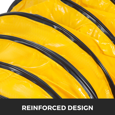 Εύκαμπτος αγωγός VEVOR 25FT(8m) PVC εύκαμπτος σωλήνας 12 ιντσών με πρόσθετη τσάντα αποθήκευσης εύκαμπτος αγωγός εξαγωγής εύκαμπτος αγωγός25 εύκαμπτος αγωγός εξαερισμού εύκαμπτος αγωγός 12 ιντσών