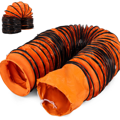 Εύκαμπτος αγωγός VEVOR 20FT( 6,1 m) PVC εύκαμπτος αγωγός 8 ιντσών (20,32 cm) εύκαμπτος αγωγός εξαγωγής εύκαμπτος αγωγός 20 εύκαμπτος αγωγός εξαερισμού εύκαμπτος αγωγός εξαερισμού 8 ιντσών εύκαμπτος αγωγός