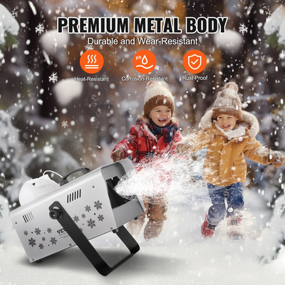 VEVOR Snow Machine 1500W Ασύρματη Χειροκίνητη Κρεμαστή Μηχανή Χιονιού