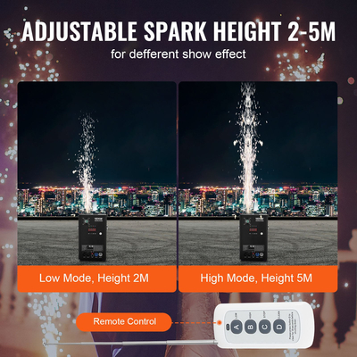 Ψυχρή μηχανή πυροτεχνημάτων σπινθήρων 700σκηνικό πάρτι γαμήλιων γεγονότων σκηνών