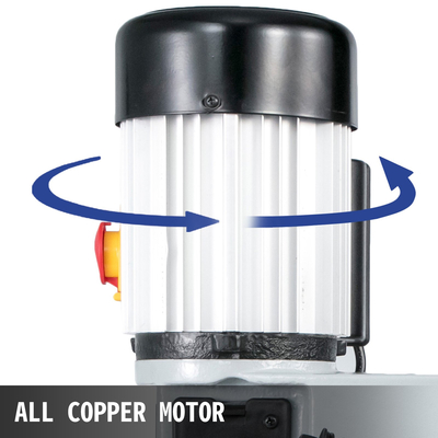 VEVOR Πάγκος Morticer 1/2 HP 1400RPM Τρυπάνι πάγκου 13mm Χωρητικότητα τσοκ Μηχανή πάγκου Mortising 60 Pounds Weight for Wooden Mortises Εσωτερική λείανση Διάτρηση μετάλλων