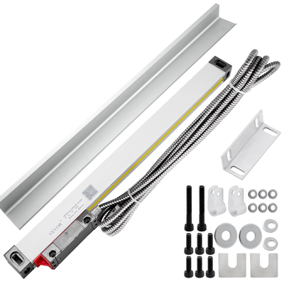 VEVOR Lathe Linear Scale 300 mm Precision Linear Scale with High Accuracy 0,0002&quot; Optical Length, Linear Glass Scale, Σώμα αλουμινίου για διάτρηση, λείανση, μηχάνημα φρεζαρίσματος Τόρνου με εξαρτήματα