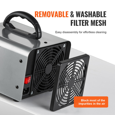 VEVOR Ozone Generator 36000mg/h Όζον Μηχανή Οσμής Αφαίρεσης Οσμών με Χρονόμετρο 0-120 λεπτών
