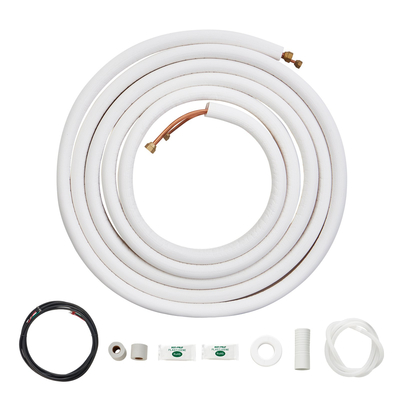 VEVOR Mini Split Line Set 6,4x9,5 x7620mm Χάλκινος σωλήνας AC με καλώδιο σύνδεσης