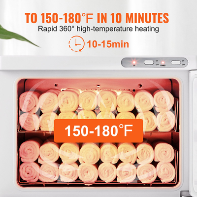 Θέρμανση πετσετών VEVOR 23L Θερμαντήρας για πετσέτες με δύο ράφια από ανοξείδωτο χάλυβα