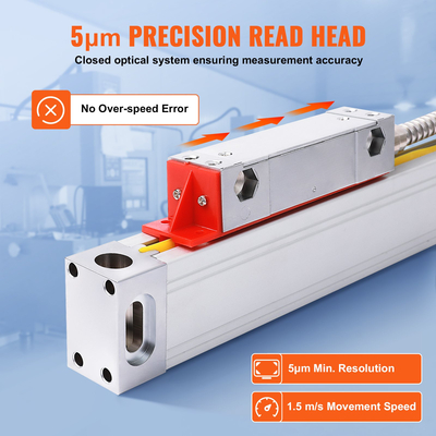 VEVOR Digital Readout 16&#039;&#039; &amp; 18&#039;&#039; &amp; 38&#039;&#039; Linear Scale 3 Axis DRO Display Kit