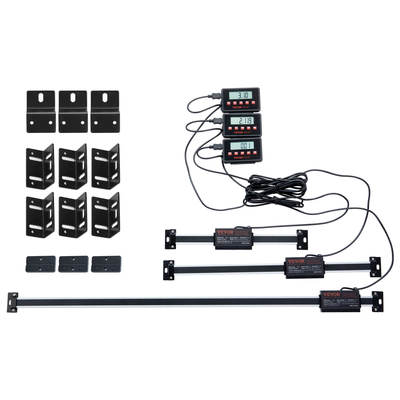 VEVOR Digital Readout 6&#039;&#039; &amp; 12&#039;&#039; &amp; 24&#039;&#039; Linear Scale 3 Axis DRO Display Kit