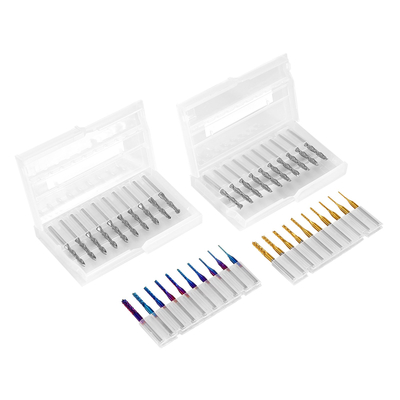 VEVOR 40 τμχ End Mills CNC Router Bits, 1/8&quot; Στέλεχος, CNC Cutter CNC Carving Bit Carving Set, Συμπεριλαμβανομένου μύλου με επίπεδη μύτη και μύτης με μπίλια 2 φλάουτου, μύτες CNC μπλε παλτών Nano και παλτών τιτανίου, για φρέζα