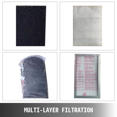 VEVOR Pure Air Fume Extractor 80W Smoke Air Purifer 180m3/h Air Volume Air Pure Purifier 220V Portable Fume Extractor 58 dBA Καθαριστής καπνού χαμηλού θορύβου για CNC Laser Engraving Machine