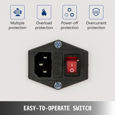 VEVOR Pure Air Fume Extractor 80W Smoke Air Purifer 180m3/h Air Volume Air Pure Purifier 220V Portable Fume Extractor 58 dBA Καθαριστής καπνού χαμηλού θορύβου για CNC Laser Engraving Machine